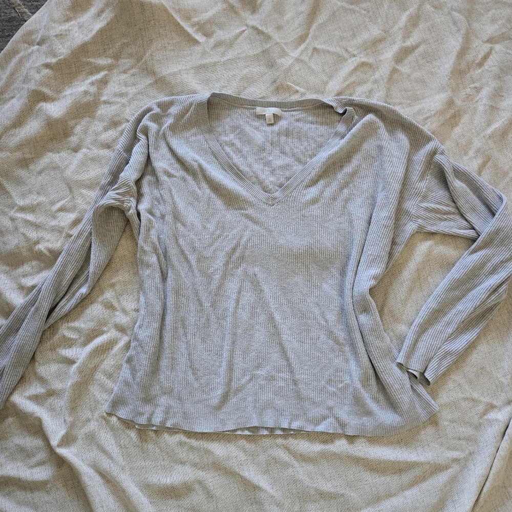 Abound cotton rib v neck